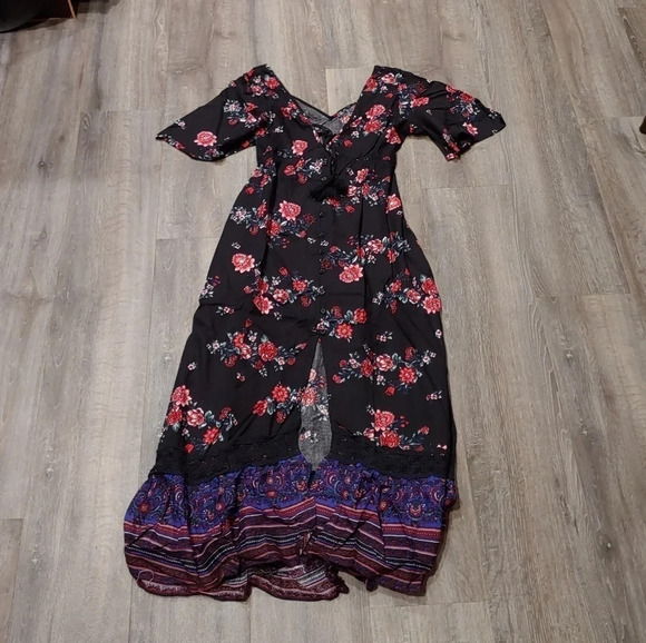 *NWT* Band of Gypsies Floral Dress - Picture 2 of 5